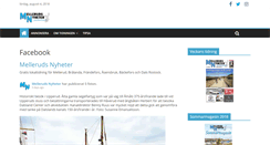 Desktop Screenshot of mellerudsnyheter.se